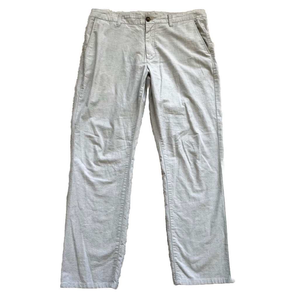 BONOBOS LIGHT GRAY PANTS SIZE 34x30 SLIM MINIMALIST SPRING SUMMER CASUAL